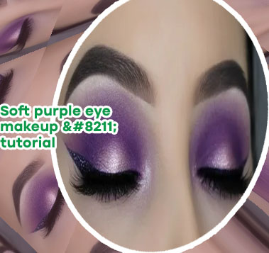 Purple eyeshadow look
