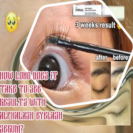 Before and after eyelash serum