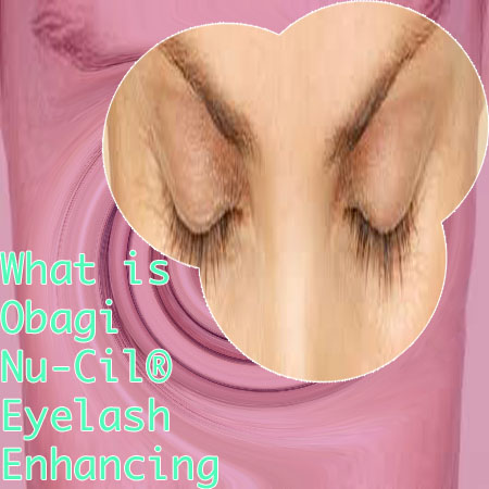 Eyelash serum before and after